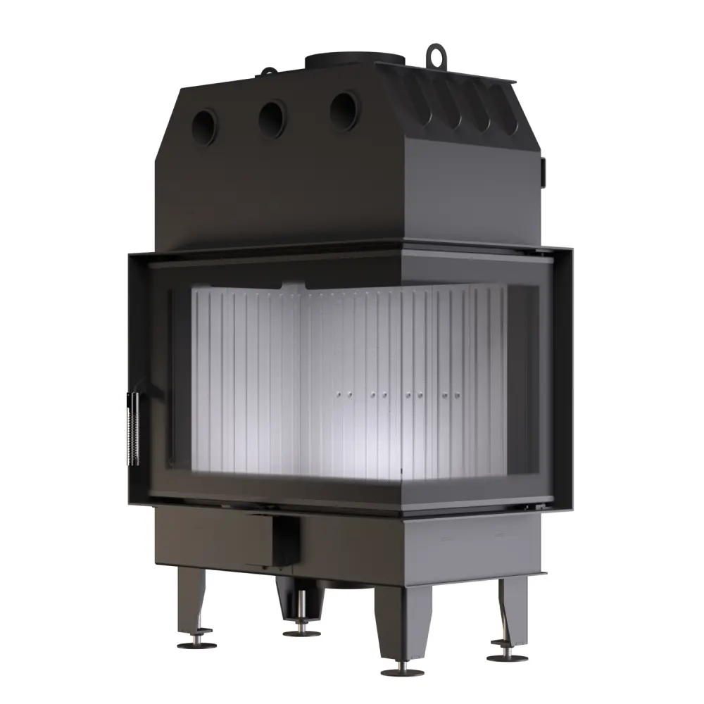 Каминная топка угловая BOKAR 755047 R (15,2 кв) white ceramatex