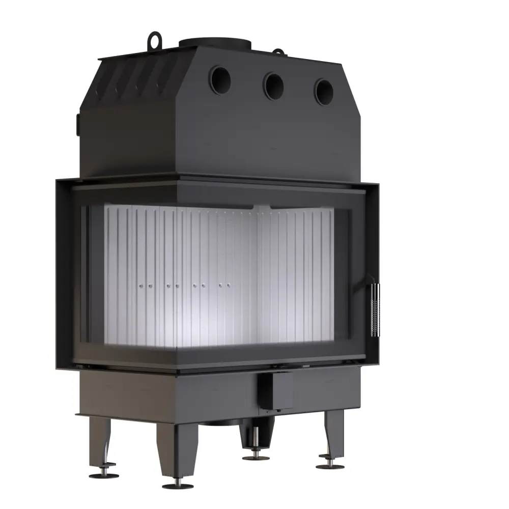 Каминная топка угловая BOKAR 755047 L (15,2 кв) white ceramatex