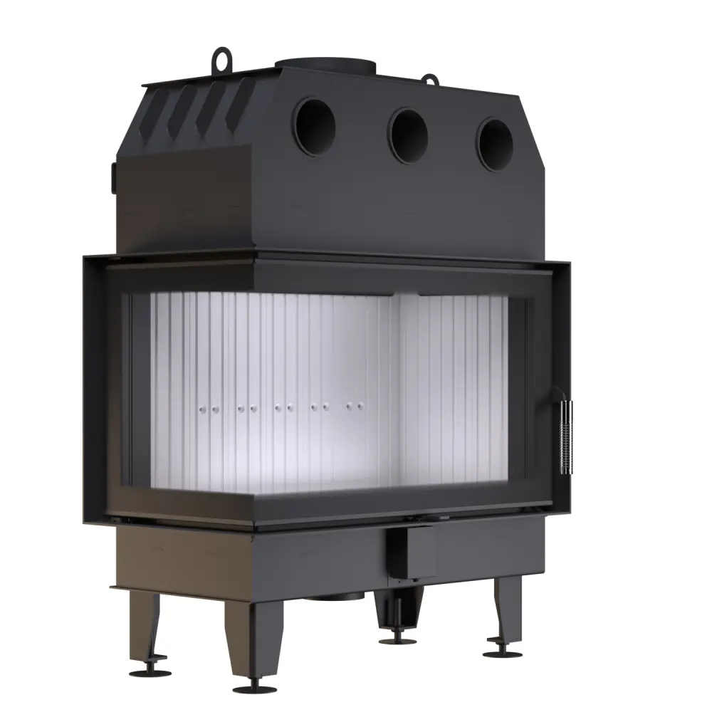 Каминная топка угловая BOKAR 855047 L (17,0 кв) white ceramatex