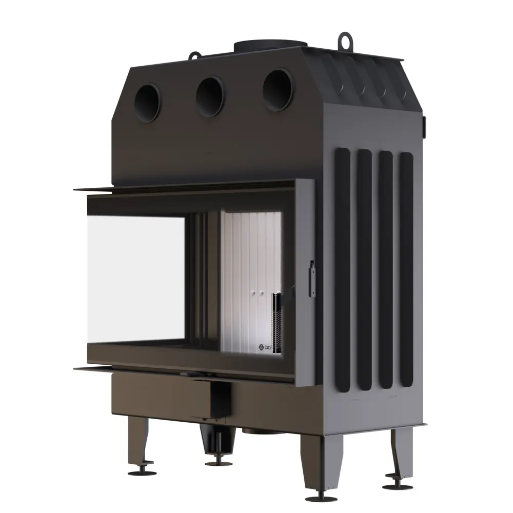 Каминная топка угловая BOKAR 855047 L (17,0 кв) white ceramatex