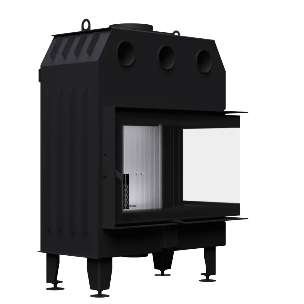 Каминная топка угловая BOKAR 855047 R (17,0 кв) white ceramatex