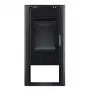 Стальная печь - камин BOKAR Aston WD 4380 ( 9,0 kW ) black ceramatex