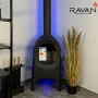 Чавунна піч-камін на дровах Onoma 9 кВт Ravan