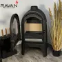 Чавунна піч-камін на дровах Onoma 9 кВт Ravan