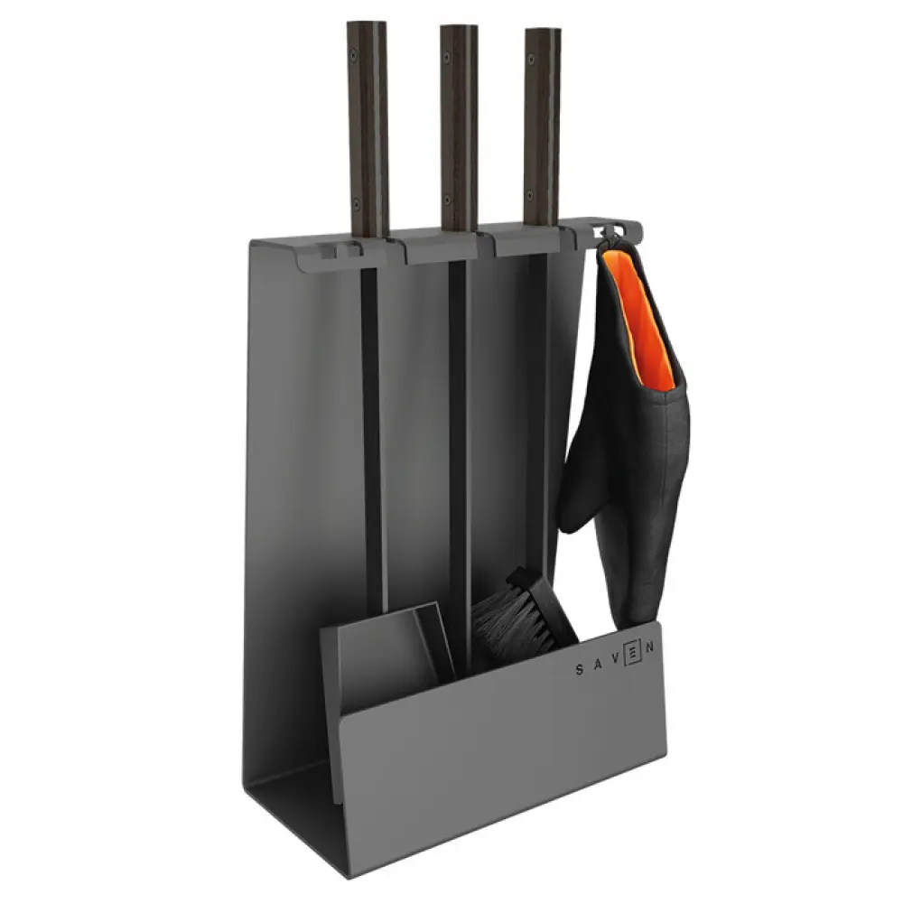 Камінний набір SAVEN Set 4 L black