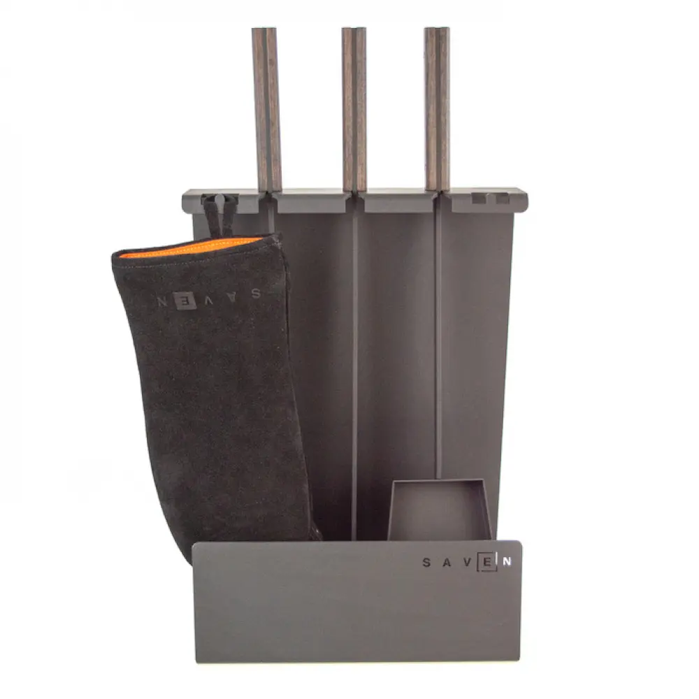 Камінний набір SAVEN Set 4 L black