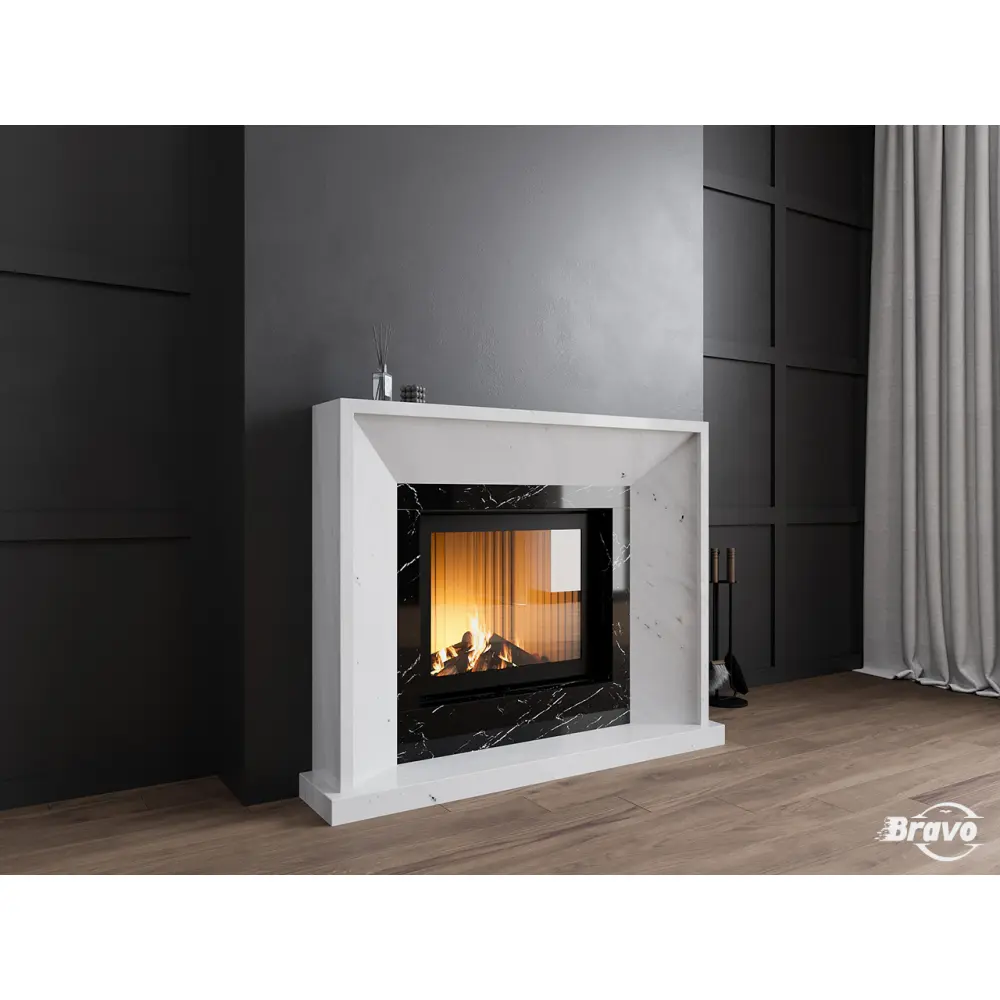 Каминный портал из мрамора "РИО"