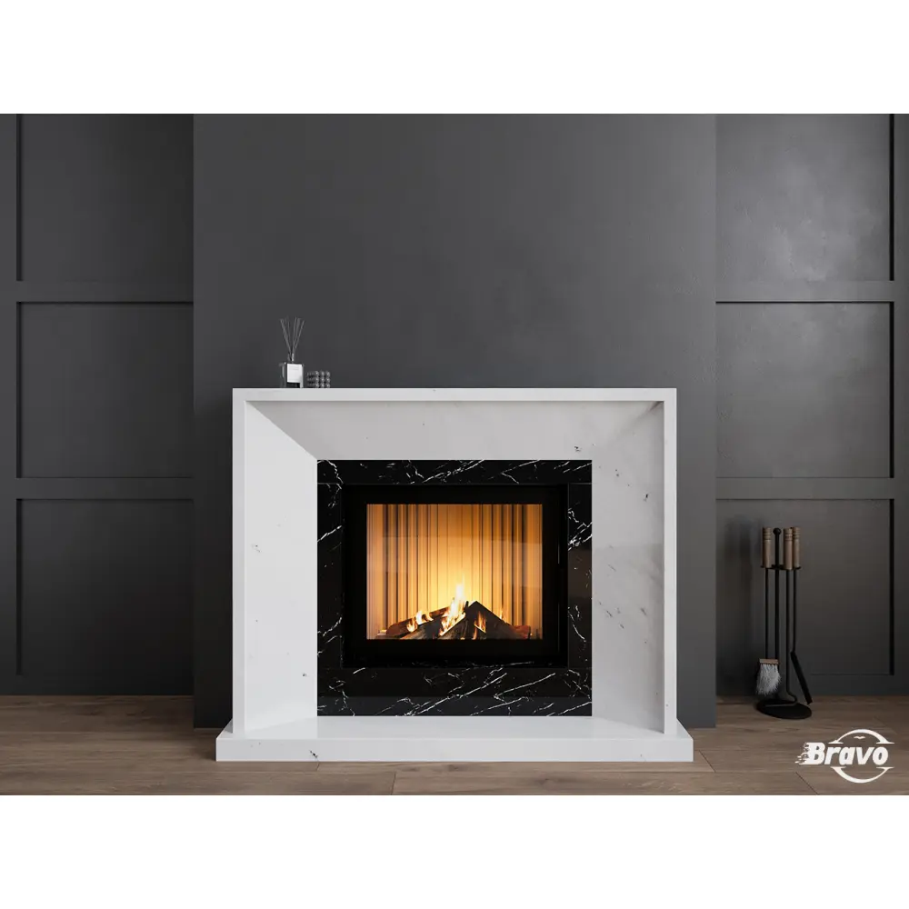 Каминный портал из мрамора "РИО"