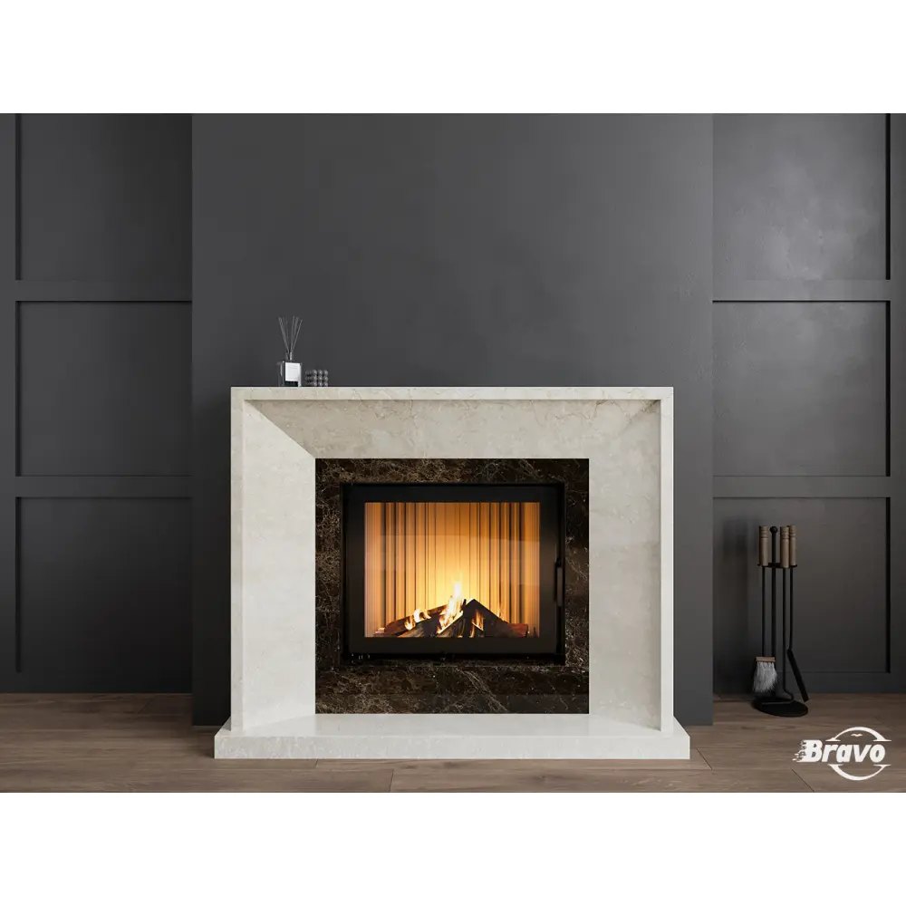 Каминный портал из мрамора "РИО"