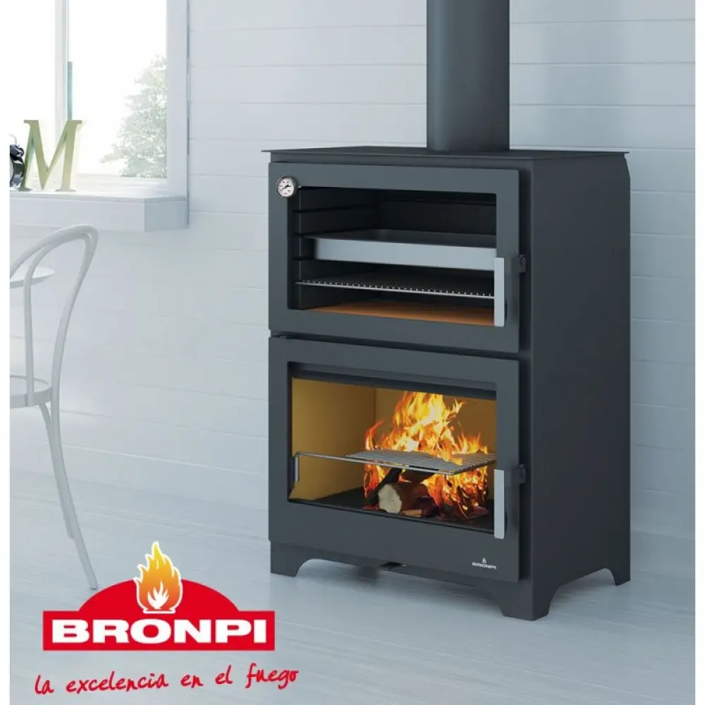 Каминная печь духовка BRONPI MURANO