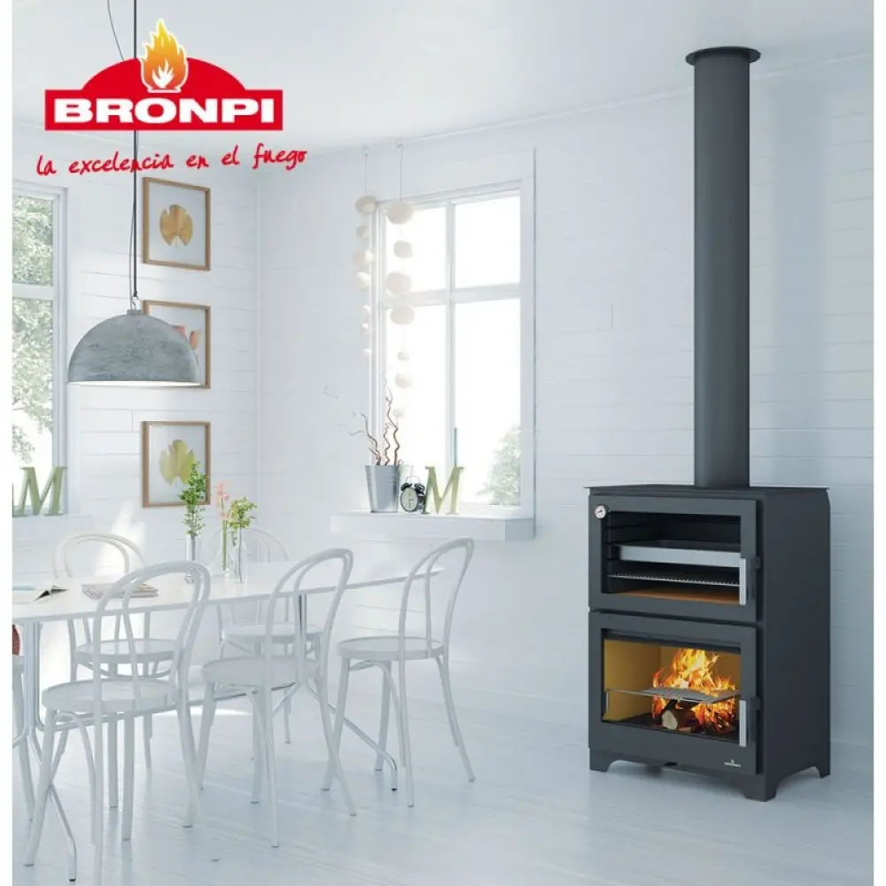Каминная печь духовка BRONPI MURANO