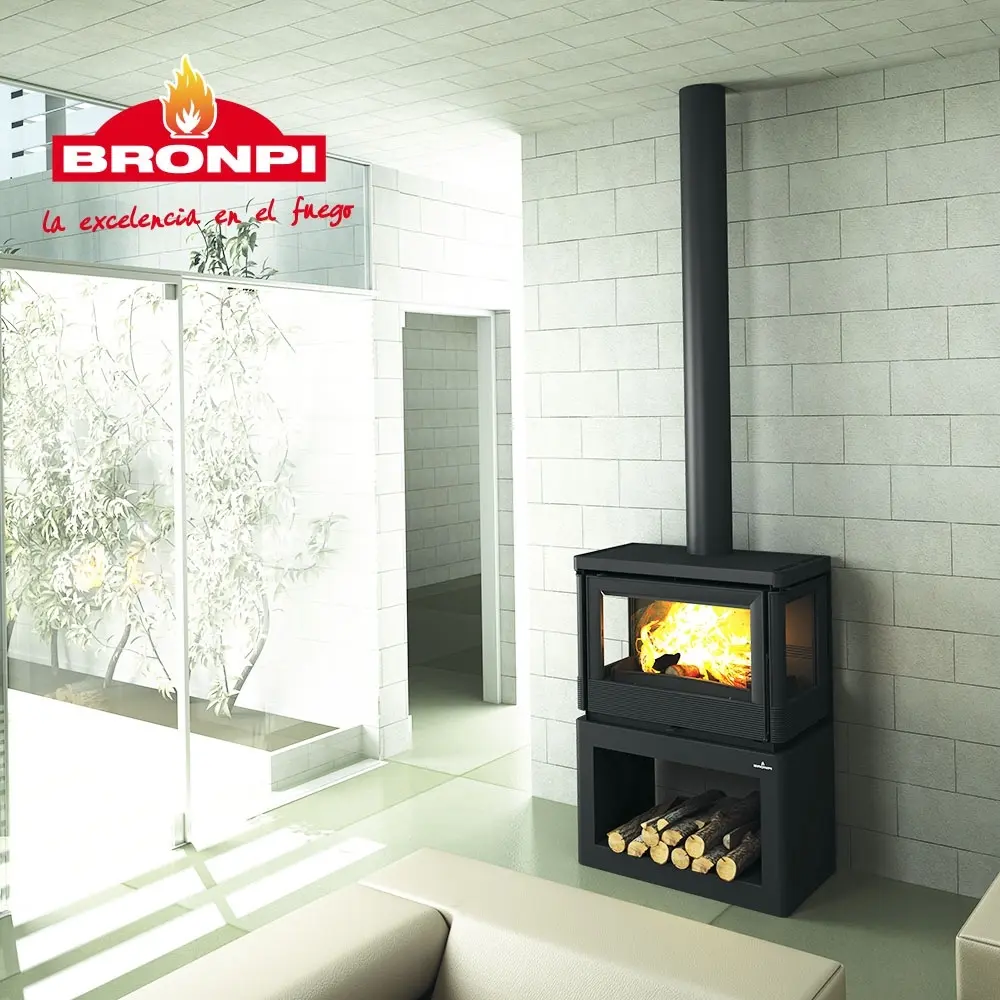 Чугунная печь камин BRONPI VERSALLES