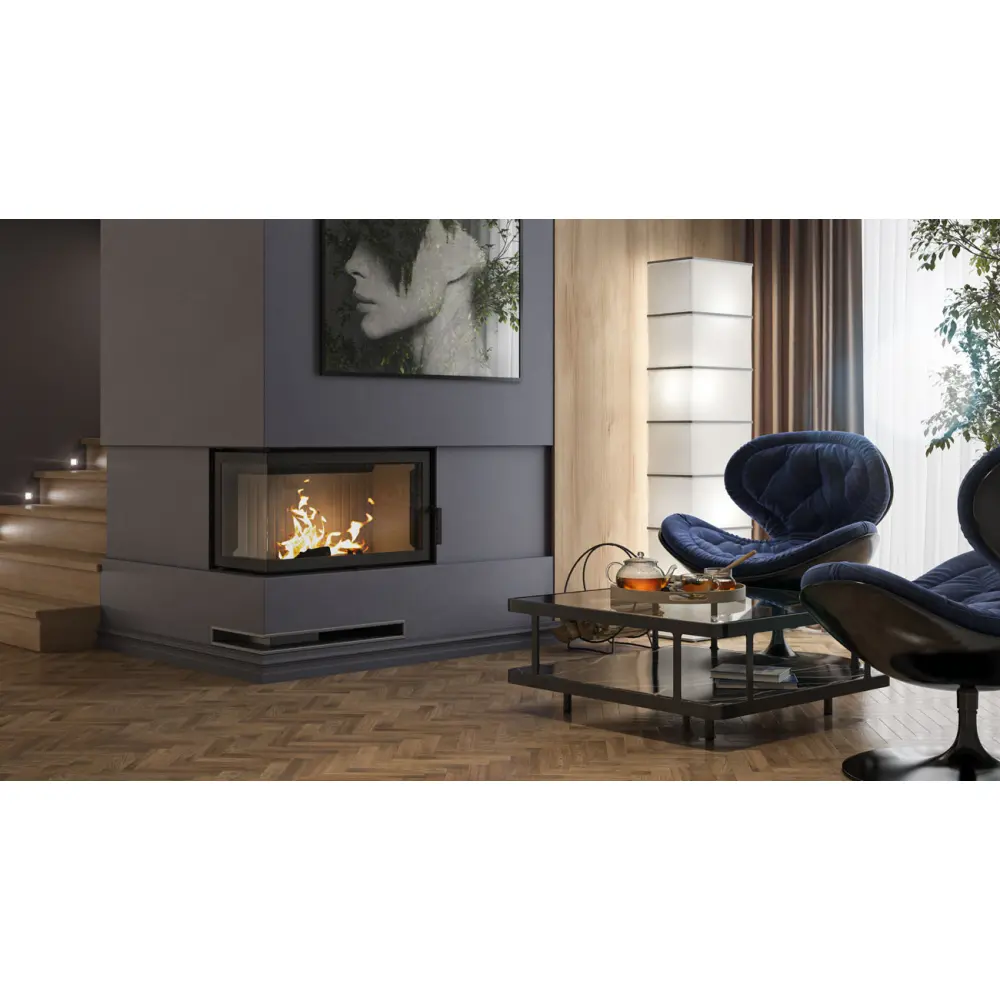 Каминная топка угловая DEFRO HOME IMPULS ME BP