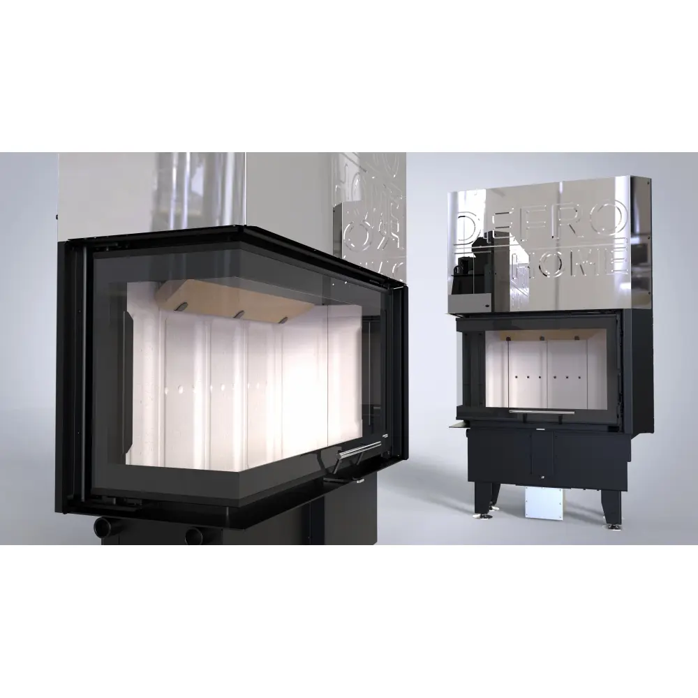 Каминная топка угловая DEFRO HOME INTRA SM SLIM BL G
