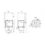 Каминная топка угловая DEFRO HOME INTRA XSM BL MINI G