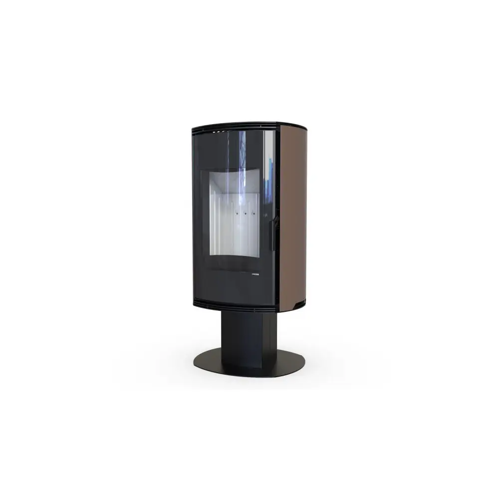 Сталева піч камін DEFRO HOME ORBIS TOP коричневий