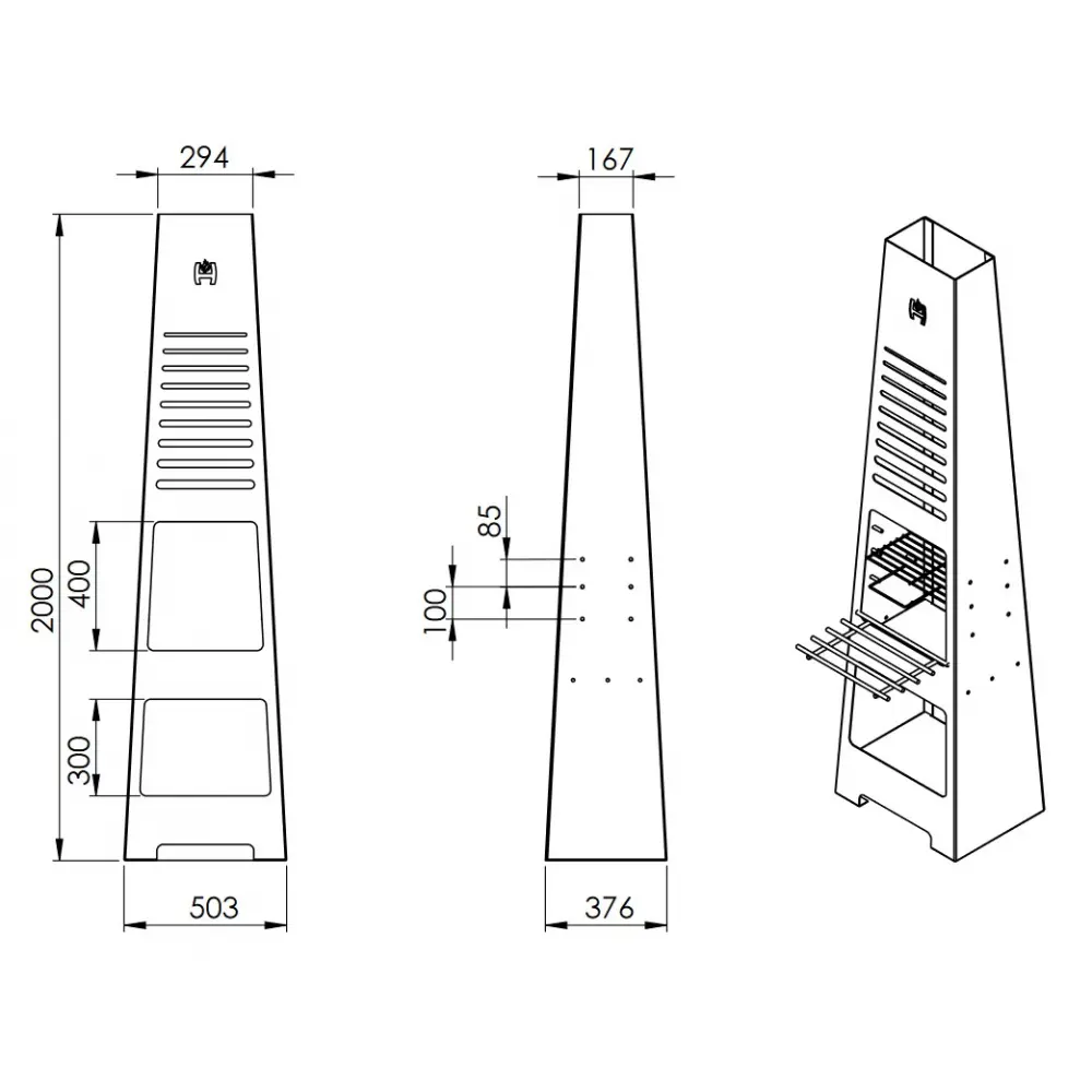 Печ-барбекю Hitze TORRE