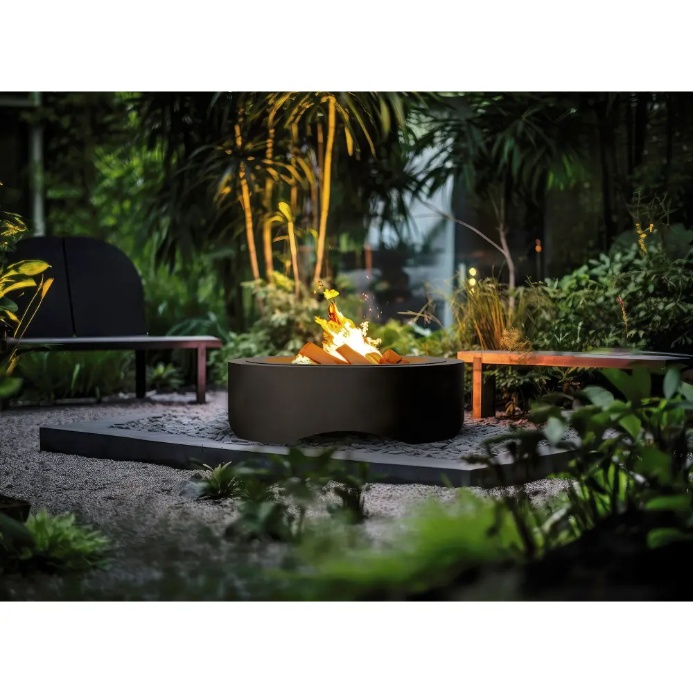 Садовая чаша костер Infire BLACK 1000 ROUND