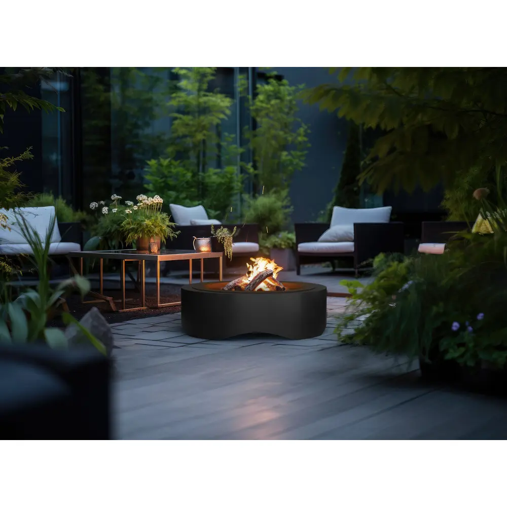 Садовая чаша костер Infire BLACK 1000 ROUND
