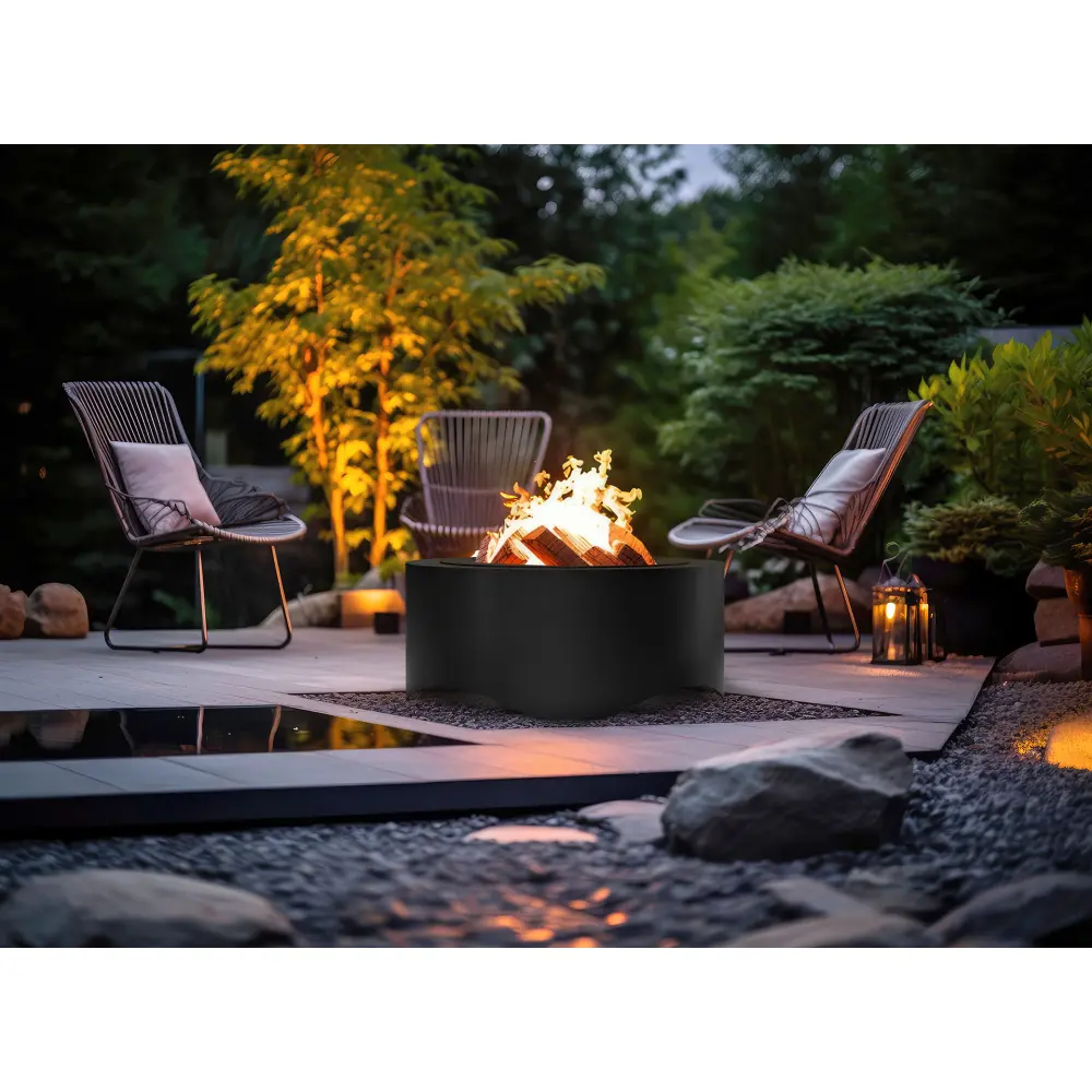 Садовая чаша костер Infire BLACK 700 ROUND