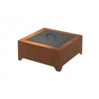 Садове кострище Infire CORTEN 700 SQUARE
