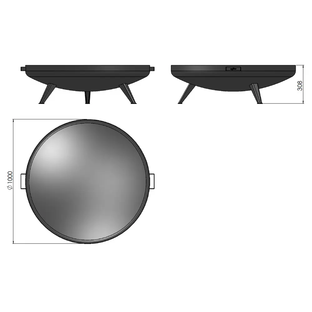 Садовая чаша костер Infire MISA 1000 BOWL