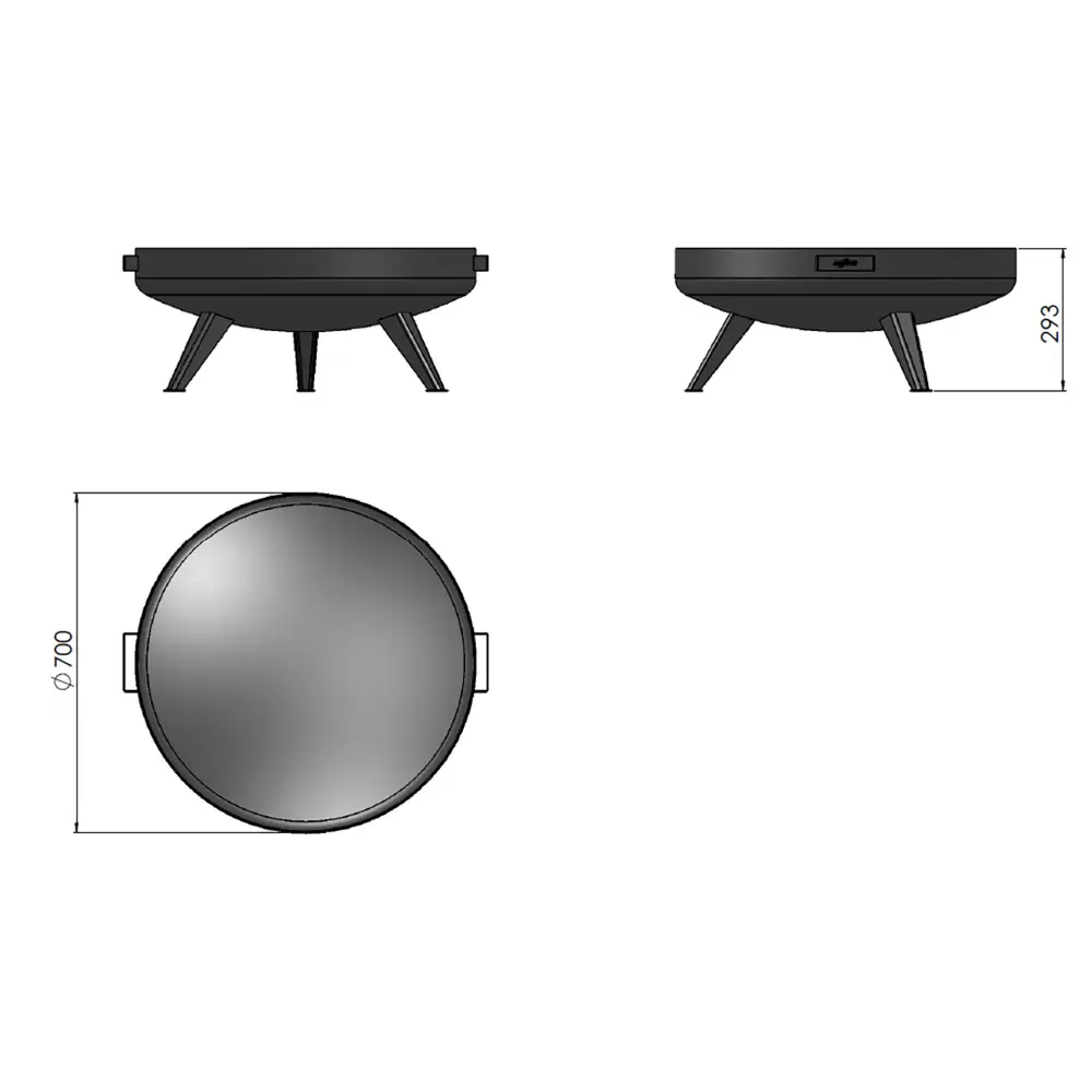 Садовая чаша костер Infire MISA 700 BOWL