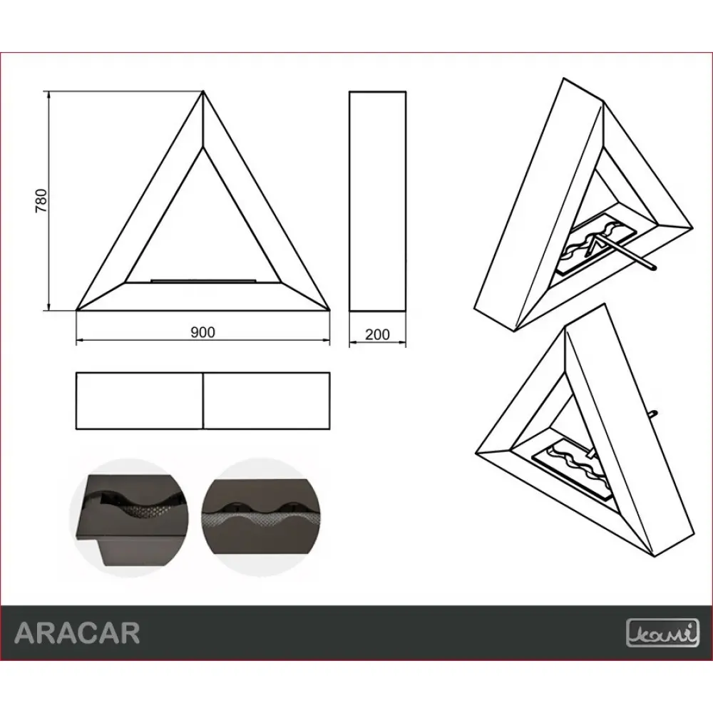 Биокамин KAMI ARACAR