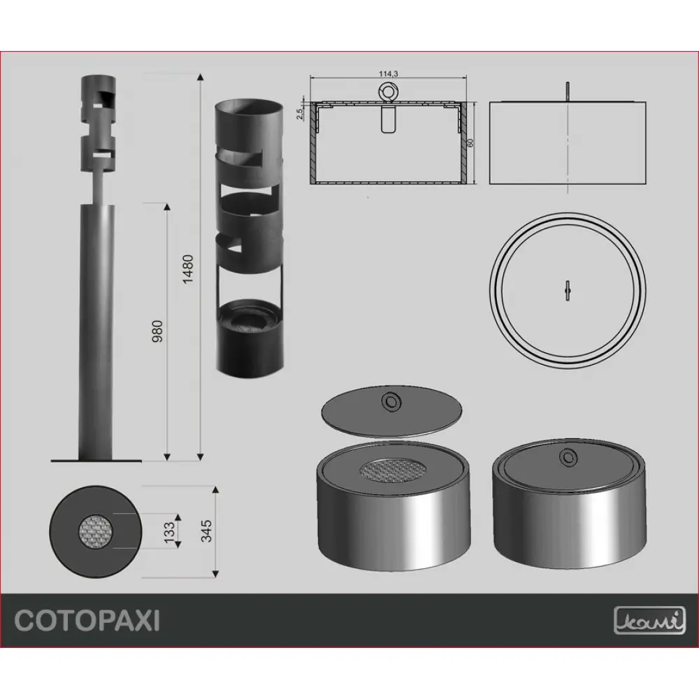 Биокамин KAMI COTOPAXI