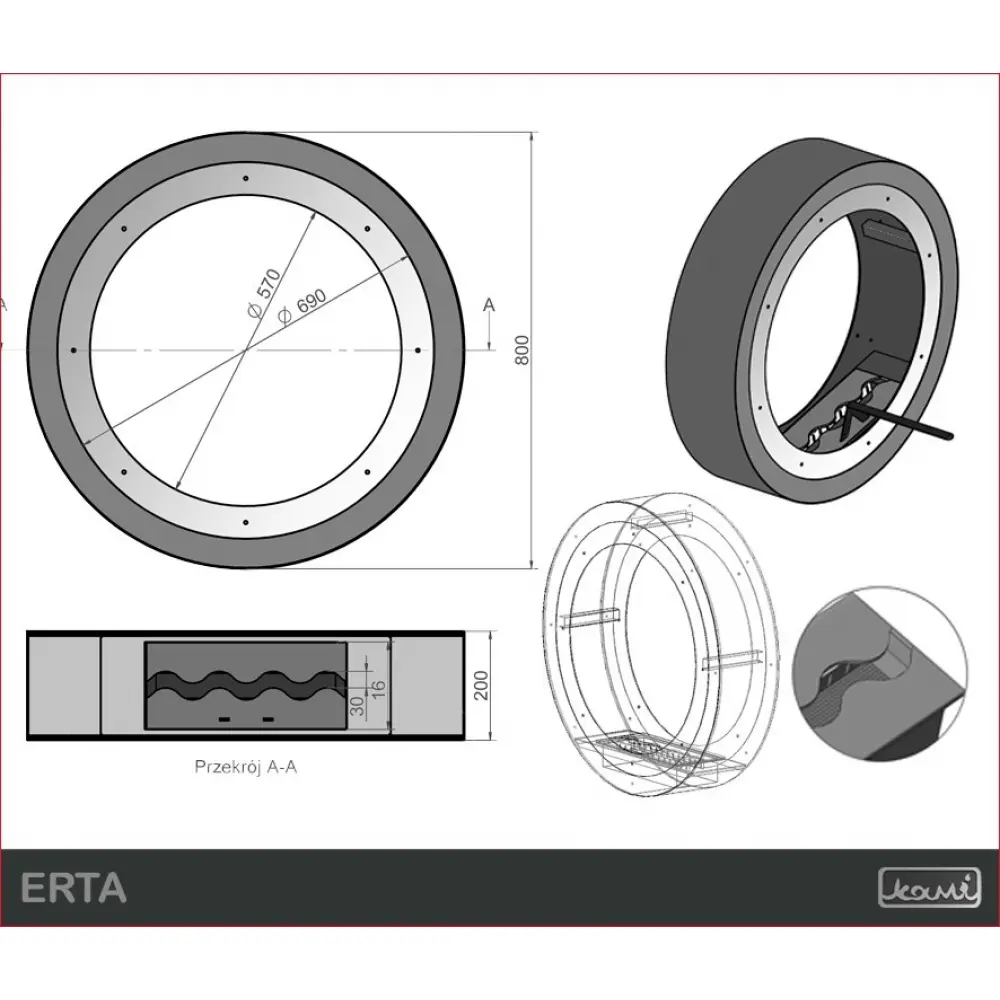 Біокамін KAMI ERTA