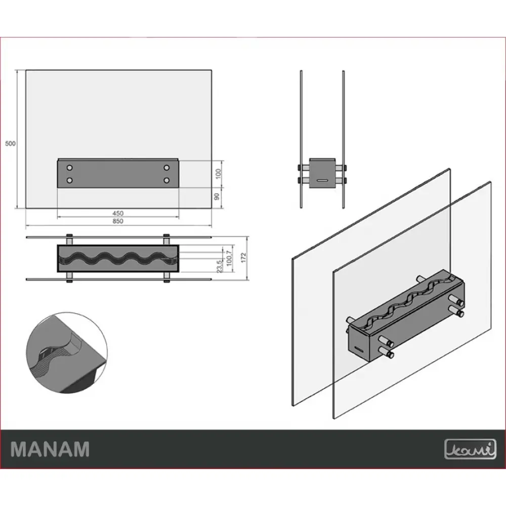 Біокамін KAMI MANAM