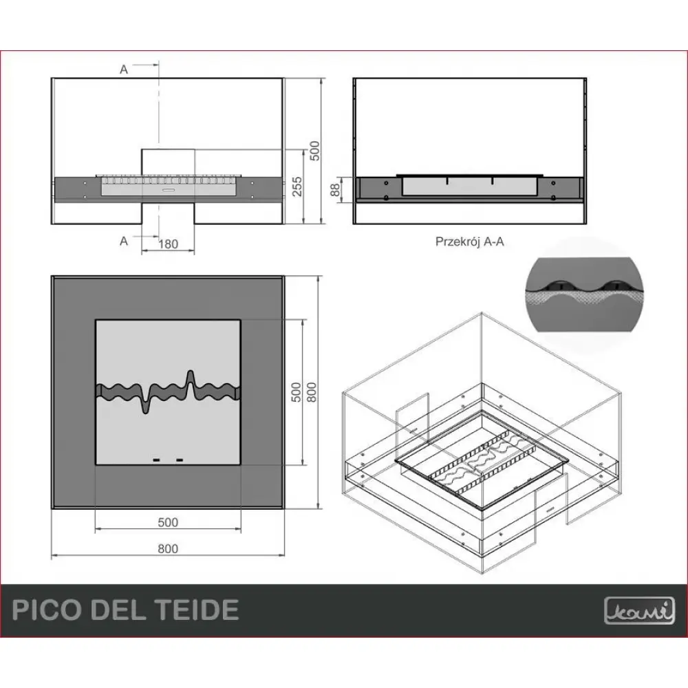 Біокамін KAMI PICO DEL TEIDE