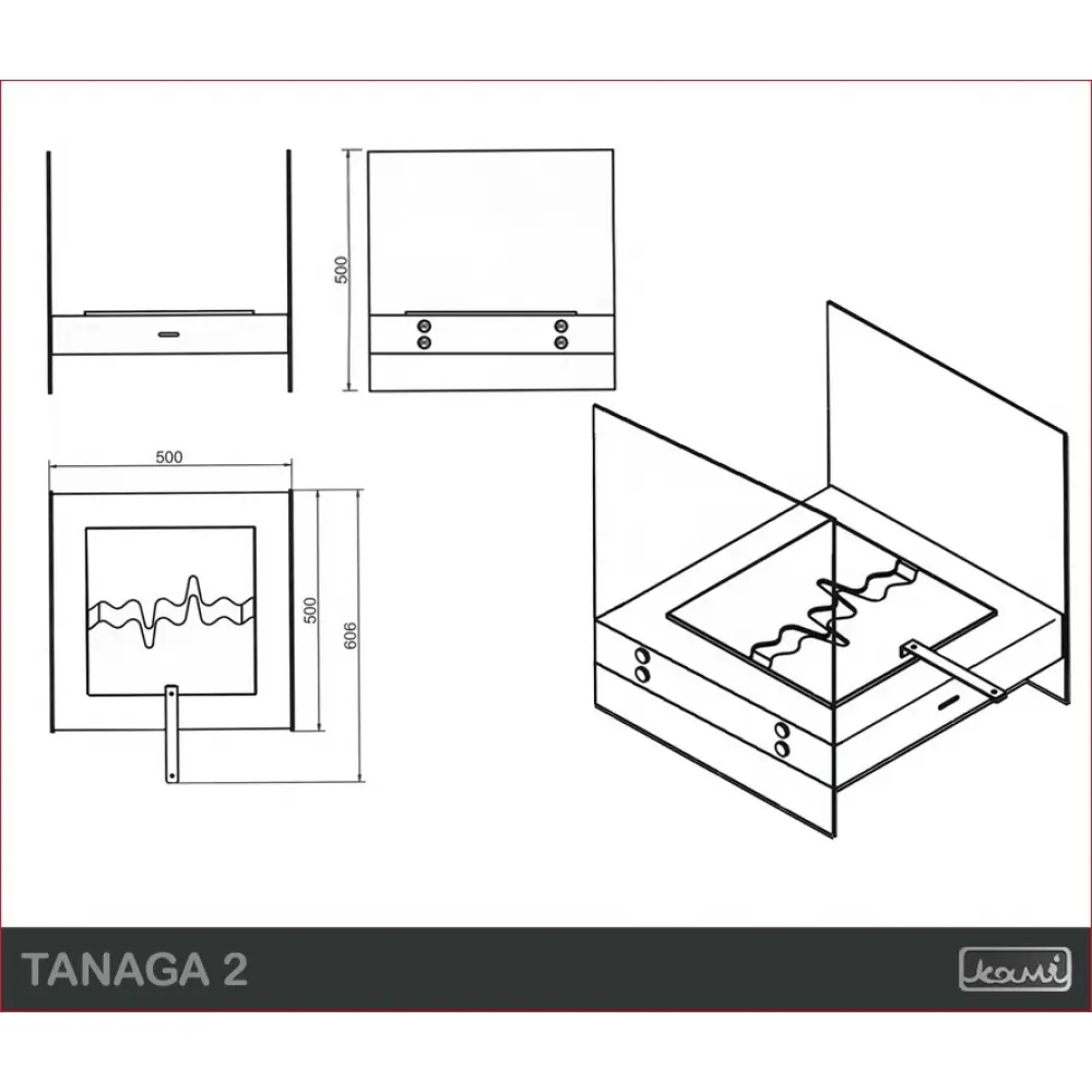 Биокамин KAMI TANAGA 2