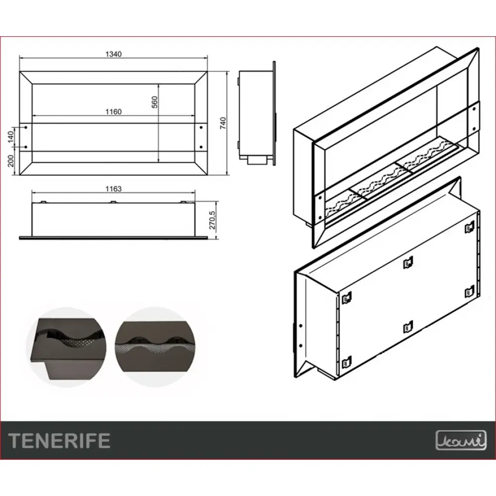 Биокамин KAMI TENERIFE