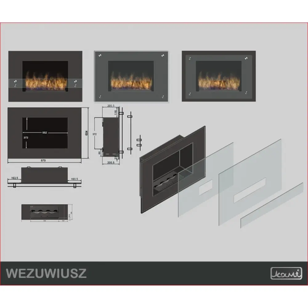 Биокамин KAMI WEZUWIUSZ