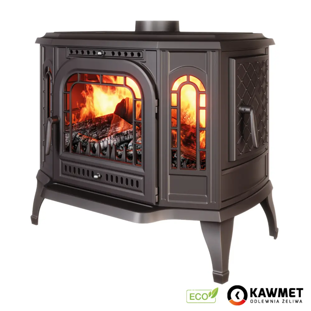 Чавунна камінна піч KAWMET P7 PB (10.5 kW) ECO