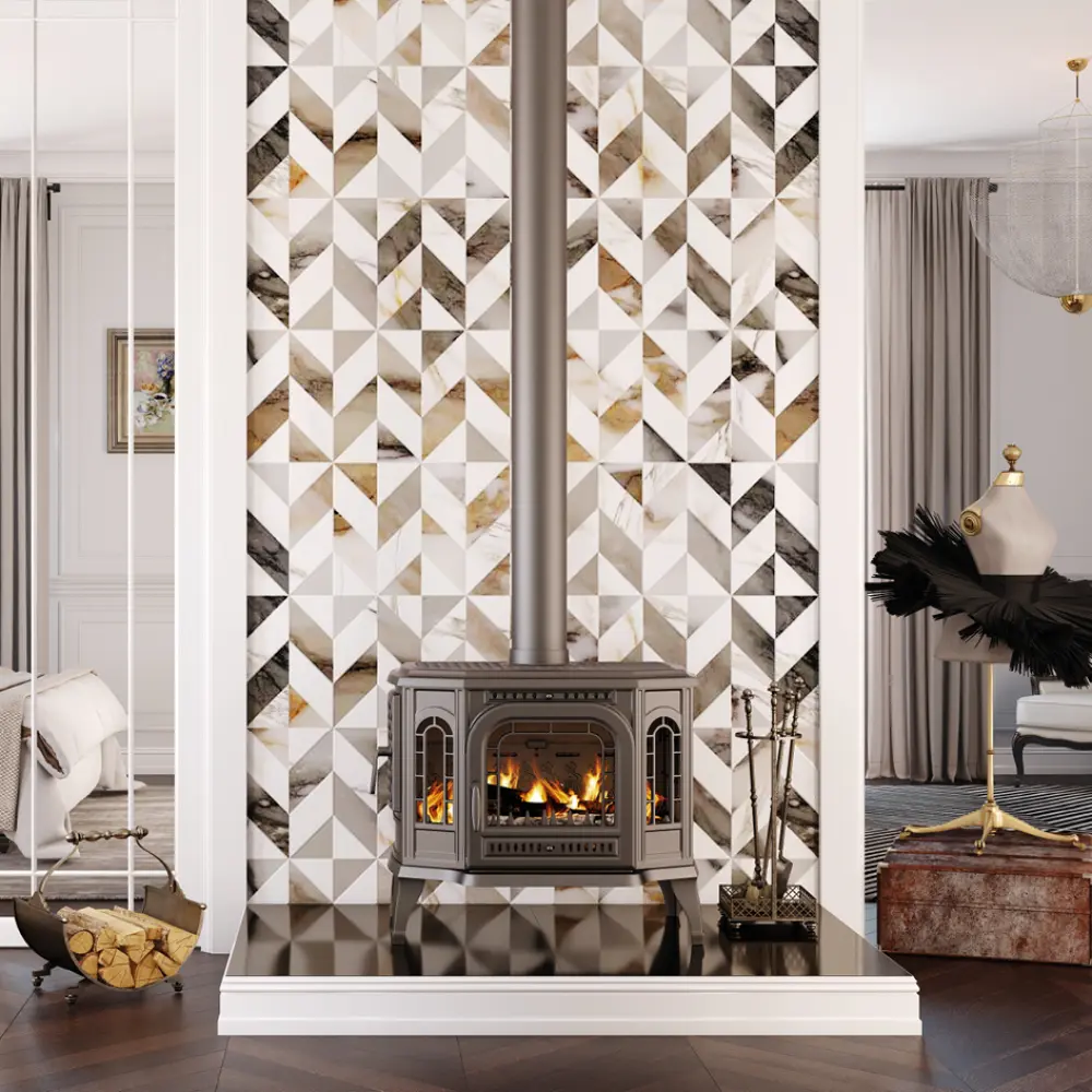 Чавунна камінна піч KAWMET P7 PB (10.5 kW) ECO