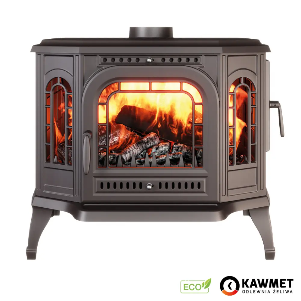 Чавунна камінна піч KAWMET P7 PB (10.5 kW) ECO