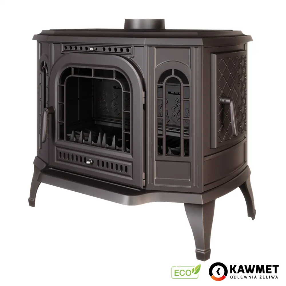 Чавунна камінна піч KAWMET P7 PB (10.5 kW) ECO