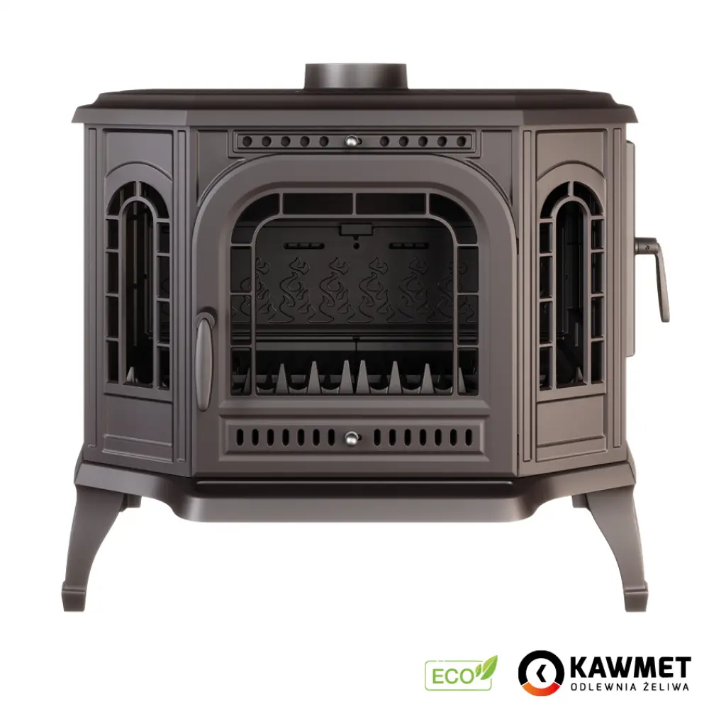 Чавунна камінна піч KAWMET P7 PB (10.5 kW) ECO
