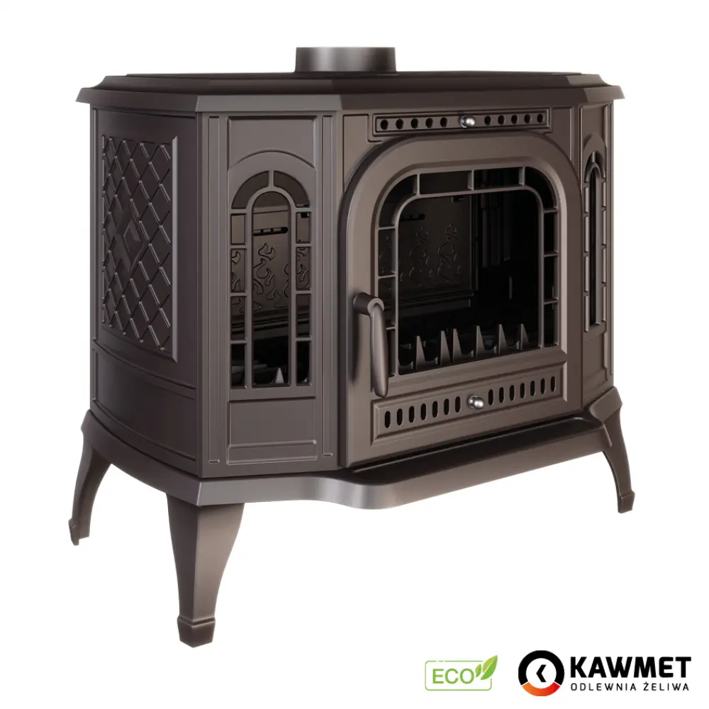 Чавунна камінна піч KAWMET P7 PB (10.5 kW) ECO