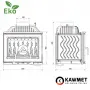 Каминная топка Kawmet W17 (12.3 kW) ECO чугунная