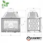 Каминная топка Kawmet W17 Dekor (16.1 kW) ECO чугунная