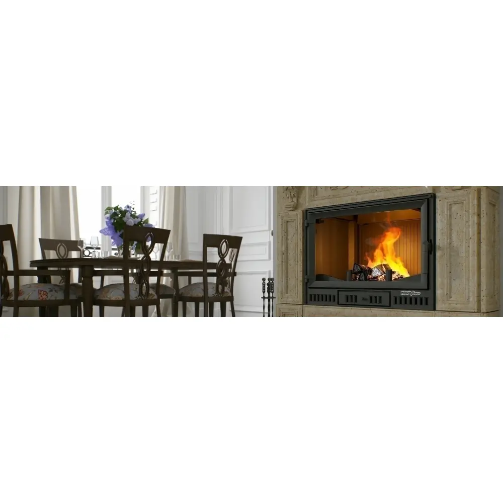 Чугунная каминная топка NORDFLAM Atina