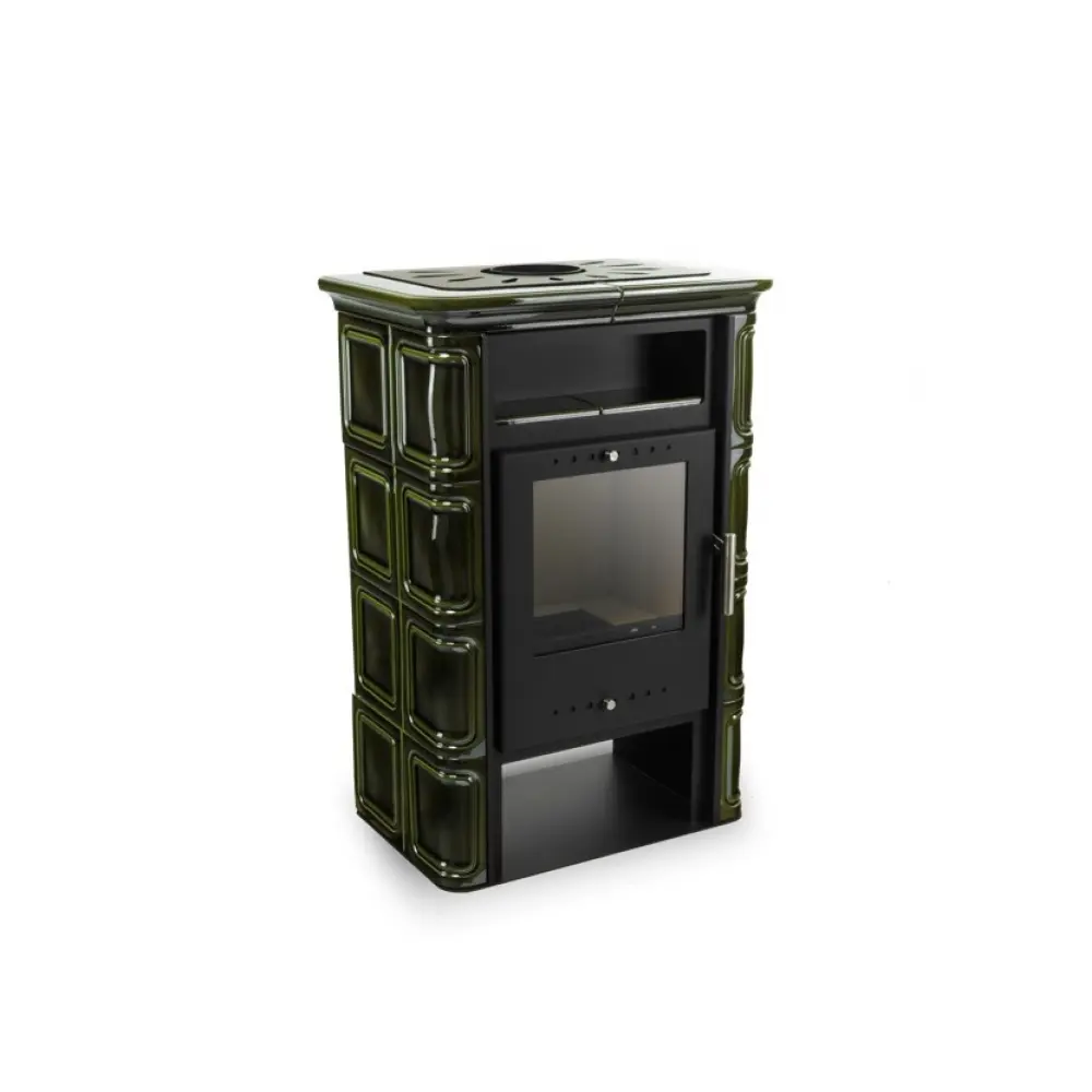 Изразцовая каминная печь NORDFLAM VERA GREEN
