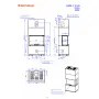 Romotop CARA C 10 - дизайнерский камин в облицовке из керамики