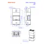 Romotop CARA C 61 - дизайнерский камин в облицовке Thermaline