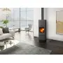 Каминная печь Romotop EVORA H 30 стальной корпус под аккумуляцию