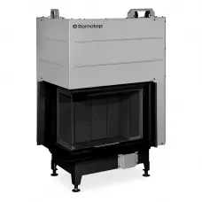 ROMOTOP HEAT L 3g L 65.51.40.26 - кутова камінна топка (темна камера)