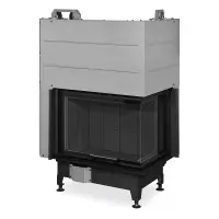 ROMOTOP HEAT R 3g L 65.51.40.26 - кутова камінна топка (темна камера)